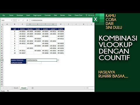 Cara Menggabungkan Rumus Excel COUNTIF dengan VLOOKUP