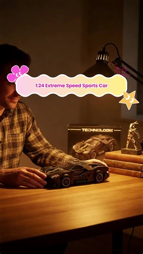 Racing Car Model Building Kit, 298 Pieces, 1:24 Scale, Unisex Toy, Perfect Gift for Car Enthusiasts, Ideal Holiday Present #lego #diecastcars #legobaby #carforkids #modelcar #carmodeltoy #toybricks #modeltoys #kidsbuildingtoys #buildingsets