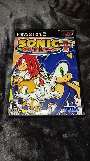 SONIC MEGA COLLECTION PLUS PLAYSTATION 2 BLACK LABEL 2004