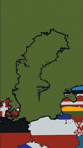 Big Scale Sweden #sweden #swedish #maps #flags #minecraft