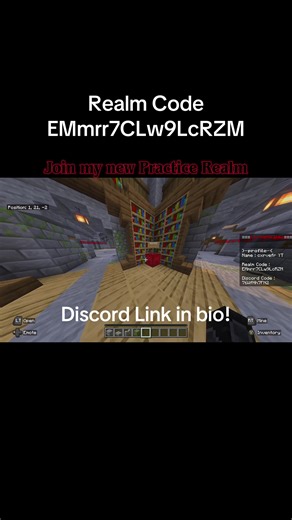 JOIN UP IF YOU WANNA GET BETTER AT PVP #screammovie #Minecraft #realmcode #minecraftbedrock #pvp