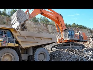 New Hitachi EX1200 Loading Cat 777's (Walters Group)