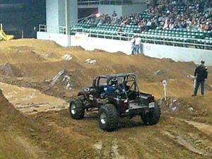 Jeep Mud Bog Drag Racing
