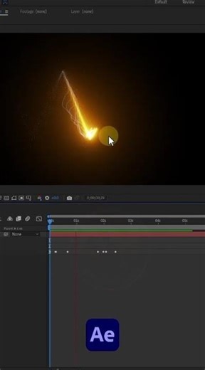 ✨ “Unreal Glow Saber Particles Effect in After Effects 🔥 | Must Watch VFX Short”