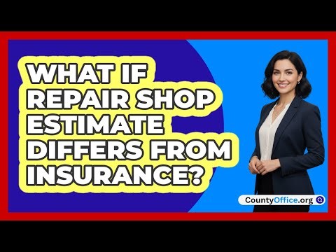 What If Repair Shop Estimate Differs From Insurance?