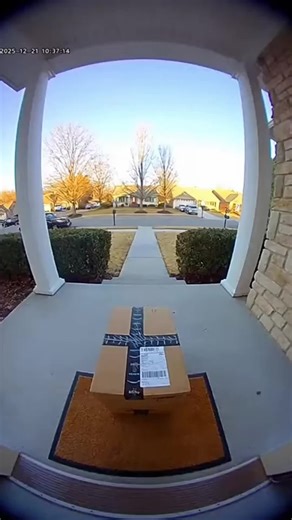 Two guys take a box from the porch and instantly get covered in green paint 😬💚 The yelling, confusion, and regret say it all—karma showed up fast and on camera. #InstantKarma #PorchPirates #PaintPrank #DoorbellCam #SecurityCamera #CaughtOnCamera #ViralMoment