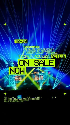 Touch Bass on Instagram: "It’s time. [𝗧𝗜𝗖𝗞𝗘𝗧𝗦 𝗢𝗡 𝗦𝗔𝗟𝗘 𝗡𝗢𝗪] 👽 We’re back in orbit for our 10 year anniversary! 🌍 Back bigger, louder and deeper in orbit than ever. Welcoming aboard: DIMENSION • RL GRIME • A.M.C • CRANKDAT • ARCANDO TAIKI NULIGHT • ANAIS • ALLEYCVT Final boarding call 🚀 Lock in This is TB-10. Our largest lineup to date. A full-scale transmission reboot. 𝗔𝗥𝗧𝗜𝗦𝗧 𝗧𝗥𝗔𝗡𝗦𝗠𝗜𝗦𝗦𝗜𝗢𝗡 𝗖𝗢𝗡𝗙𝗜𝗥𝗠𝗘𝗗: 🛸 @dimension (AU only) 🛸 @rlgrime 🛸 @taikinulight