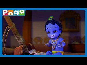 The Magical Butter Thief!🧈✨| Little Krishna🪈| Kids Stories😍| ‪@PogoChannel‬​