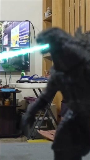 I Made godzilla atomic breath#animation #atomicbreath #godzilla #godzillafigure