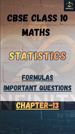 Class 10 Maths Chapter 13– Statistics | Important Formulas & Question📊 #statistics #14days14chapters