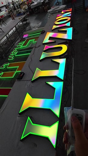 Do you know what is the popular LED signage technology in China? #customsign #channelletters #storefrontsign #signagefabrication #smallbusinessignage