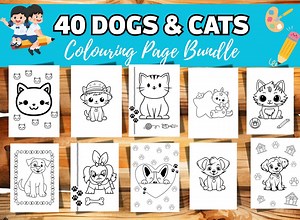 40 Easy Coloring Pages, Toddlers, Preschool, Kindergarten, on the Road, Homeschool, Printable PDF, Instant Download | Print at Home - Etsy