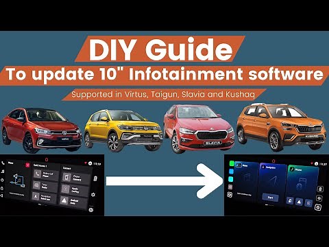 How to update software of 0812 Play/ Regio 10" infotainment Virtus Taigun Kushaq Slavia | DIY guide