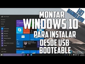 Como Instalar Windows 10 en USB booteable | Actualizacion 2015