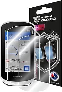IPG For Garmin Edge® Explore 2 - Explore 2 Power Mount Bundle Touchscreen Screen Protector (2 Units) Invisible Ultra HD Clear Film Anti Scratch Skin Guard - Smooth/Self-Healing/Bubble -Free for Edge® Explore 2