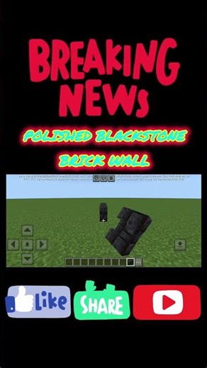 how to place polished blackstone brick walls in minecraft