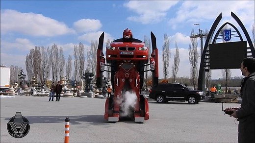 Letrons, une véritable voiture Transformers