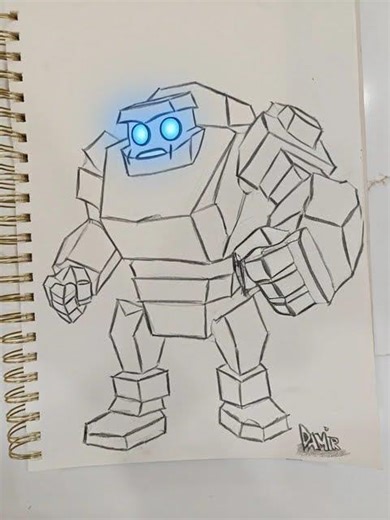 sneaky golem clash royale, easy drawings