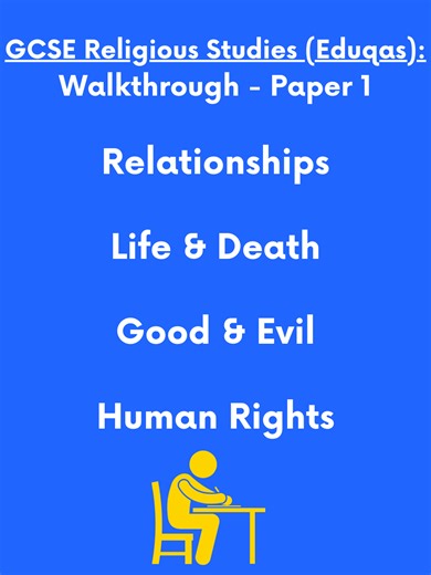 Paper 1 Walkthru (Eduqas - Religious Studies: Route A) You can see the full video on my YouTube, just type in