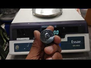Essae DS-852 calibration procedure