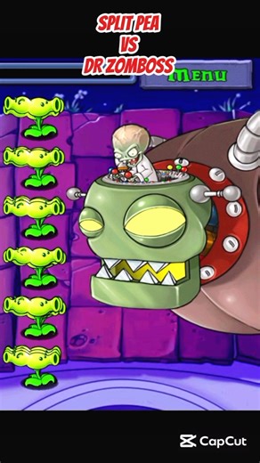 *SPLIT PEA VS DR ZOMBOSS*#shorts #short #pvz #youtubeshorts #shortvideo #pvzfusion #gaming #games