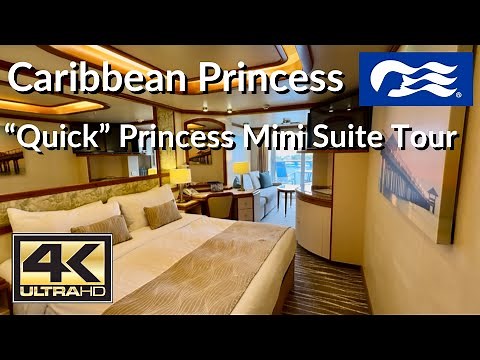 Caribbean Princess Mini Suite Tour - D228