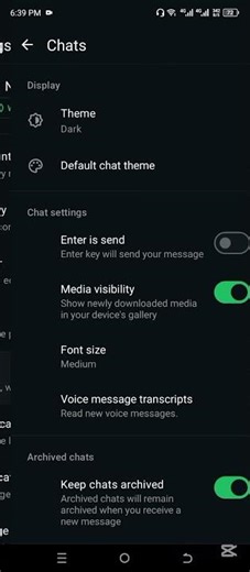 WhatsApp App Mein Chat Font Size Kaise Change Karein Android Mobile Mein