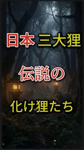 Japan's Three Greatest Tanukis #History #Yokai #Mystery #Ghibli #Shorts
