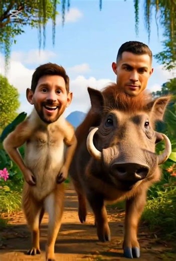 Hakuna Matata: Cristiano Pumba and Leo Timon