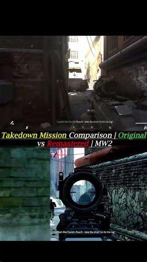 Capture Makarov's Ally | Original vs Remastered | MW2#ghosts #Soap #huntingparty