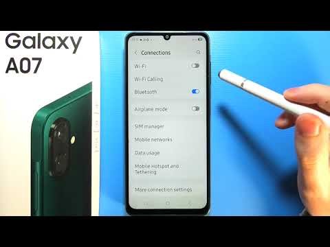 Samsung Galaxy A07: How to Enable/Disable WiFi