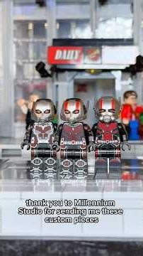 Upgraded LEGO Ant-Man Helmets #gifted #lego #marvel #legomarvel