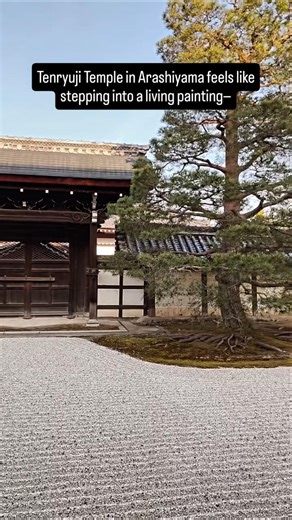 Tenryuji Temple in Arashiyama #Arashiyama #KyotoJapan #VisitJapan #HiddenJapan