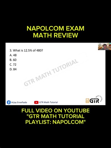 Napolcom Exam Reviewer Quantitative Reasoning #3