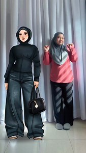 Y2K hijab outfits inspired but make it less layers 🖤🩶 Shop my outfit here: Sweater - https://vt.tiktok.com/ZSHKQ5aH487pv-rjhgg/ Baggy pants- https://vt.tiktok.com/ZSHKQ5aH487pv-rjhgg/ Handbag- https://vt.tiktok.com/ZSHKQ5X4xvjmC-hrV6x/ #namirahsketches | Namirahsketches