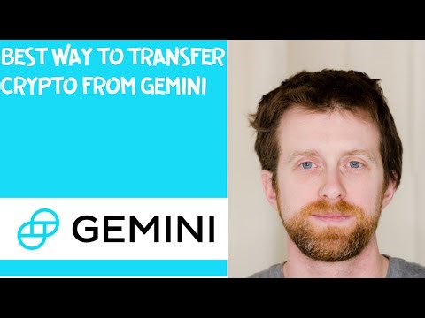 Best Way to Transfer Crypto From Gemini