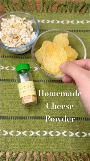 This HOMEMADE cheese powder recipe will elevate your snacks!! Follow along and nail the recipe!