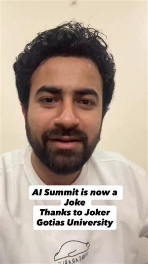 Raghav Garg | AI Summit 🤡 | Instagram