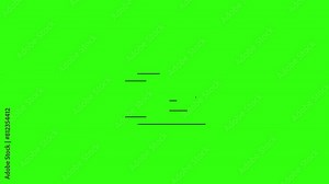 outline folder icon on green screen background. black line icon animation. outline, folder, icon, black line, animation, green screen background, vector graphics, digital, computer, data,