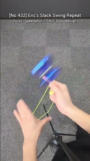 [No.432]🪀Today's Yo-Yo Trick & Tutorial: Eric's Slack Swing Repeat #yoyo #yoyotricks #ヨーヨー