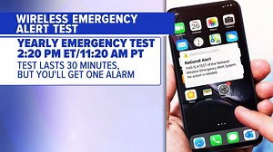 FEMA to test cellphone emergency alert system