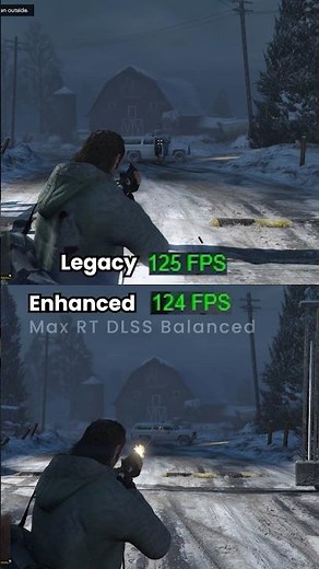 GTA V Legacy vs Enhanced #gta5 #gta5legacy #gta5enhanced