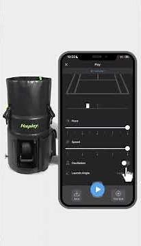 Nisplay L1 Tennis Ball Machine: Mobile App