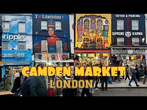 Camden Market, one of London busiest and popular destination