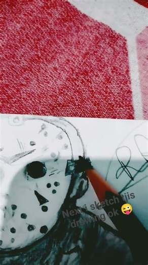 how to draw jason with pencil 📝. pls next drawingpaths #art 🎨