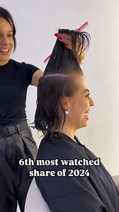 1.1M views · 6.2K reactions | Our 6th most watched Instagram share of 2024 was this awesome pixie cut by @fabimadalozo, which racked up over 5.1 million views  #hairbrained | Hairbrained | Facebook