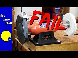 Watch What Happens When This Bench Grinder is Turned On