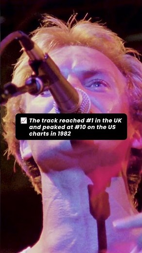 Don't Stand So Close to Me by #ThePolice 🚔 live with #lyrics #80sMusic #80s
