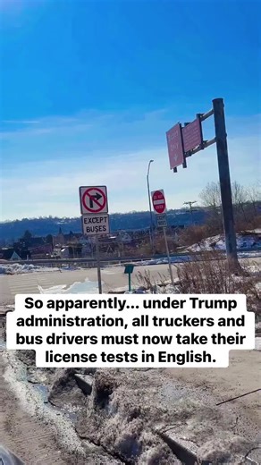 They have to pass the tests in English | speak english