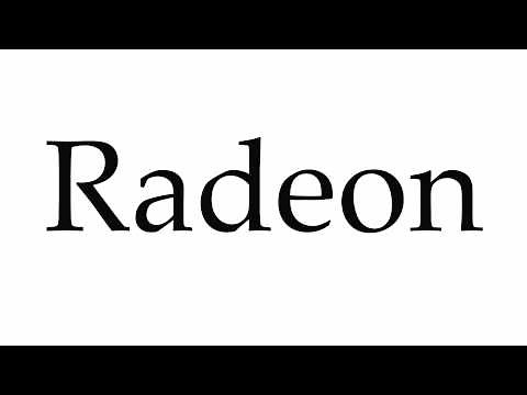 How to Pronounce Radeon